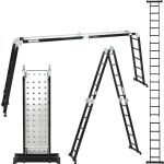 4×5 ALDORR Professional – Multi Purpose Ladder with platform – 5,7 Meter (Stabilizer bar: 120 cm)
