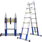 2,20 Meter ALDORR Home - Telescopic folding ladder