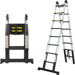 2,50 Meter ALDORR Professional - Telescopic folding ladder