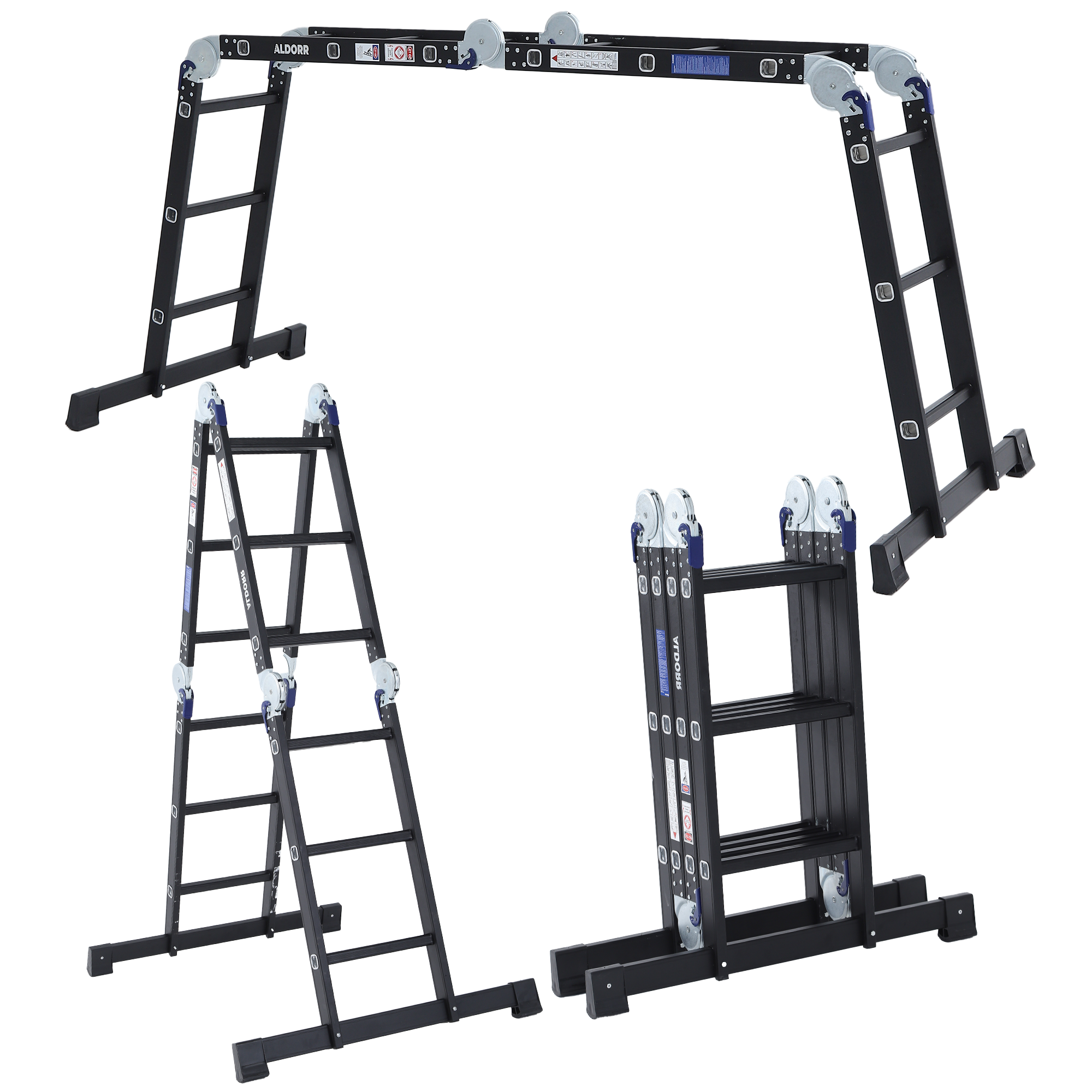 Aldorr Professional Multi Purpose Ladder With Platform