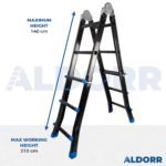 4×3 ALDORR Professional – Multiladder 2,80 M