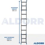 4×3 ALDORR Professional – Multiladder 2,80 M