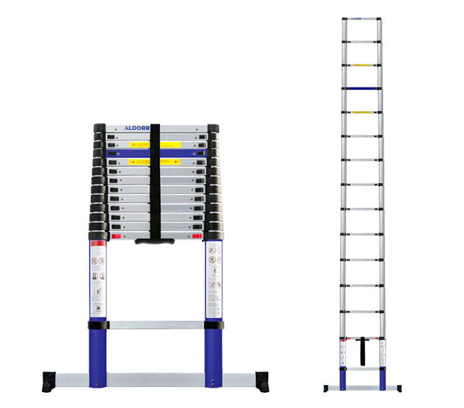 Tips on how to set up and use a telescopic ladder safely