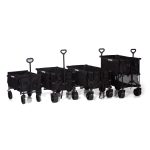 Folding Trolley - XXL - Foldable - 400L - Black