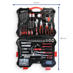 196-piece toolset in storage case