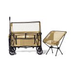 Folding Trolley – XL – Foldable – 200L – Beige