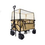 Folding Trolley – XL – Foldable – 200L – Beige