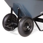 ALDORR Wheelbarrow - 170 Liters - Poly - 2 Pneumatic Tires