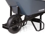 ALDORR Wheelbarrow - 170 Liters - Poly - 1 Puncture-proof tire