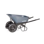 ALDORR Wheelbarrow - 170 Liters - Poly - 2 Pneumatic Tires