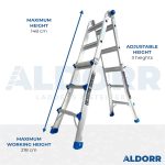 4×3 ALDORR Professional Plus – Multiladder 3,00 M