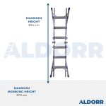 4×3 ALDORR Professional Plus – Multiladder 3,00 M