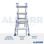 4×4 ALDORR Professional Plus – Multiladder 4,10 m