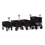 Folding Trolley - XL - Foldable- 200L - Black