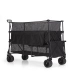 Folding Trolley – XXL – Foldable – 600L – Black