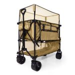 Folding Trolley - XXL - Foldable - 400L - Beige