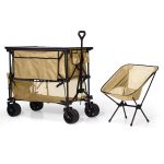 Folding Trolley - XXL - Foldable - 400L - Beige