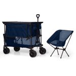 Folding Trolley - XXL - Foldable - 400L - Blue