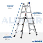 4×3 ALDORR Max – Multiladder 3,30 m