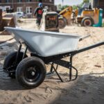 ALDORR Wheelbarrow - 170 Liters - Steel - 2 Pneumatic tires