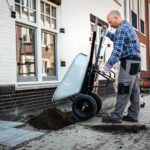 ALDORR Wheelbarrow - 170 Liters - Poly - 2 Pneumatic tires