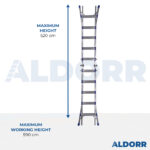 4×5 ALDORR Home – Multiladder 5,20 m