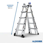 4×5 ALDORR Professional – Multiladder 5,70 m