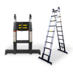 3,10 Meter ALDORR Professional - Telescopic folding ladder